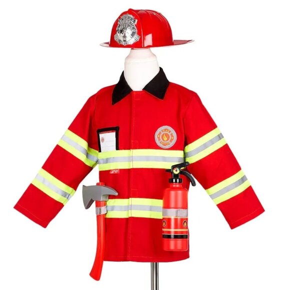 Souza! Fireman Suit Costume - Picture 1 of 16